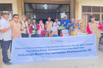 Uluran Tangan Kemenperin untuk Padang, Bantuan Kemanusiaan Disalurkan kepada Warga Terdampak