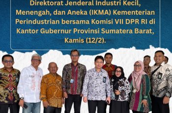 SMK SMAK Padang Ikuti Kunjungan Kerja Spesifik Dirjen IKMA Bersama Komisi VII DPR RI di Sumatera Barat